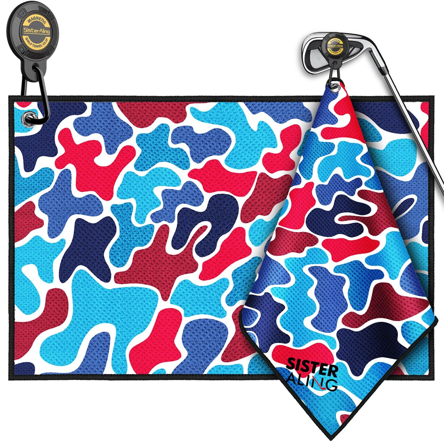 Magnetic Golf Towel & Clip Set – Industrial Strength Magnet
