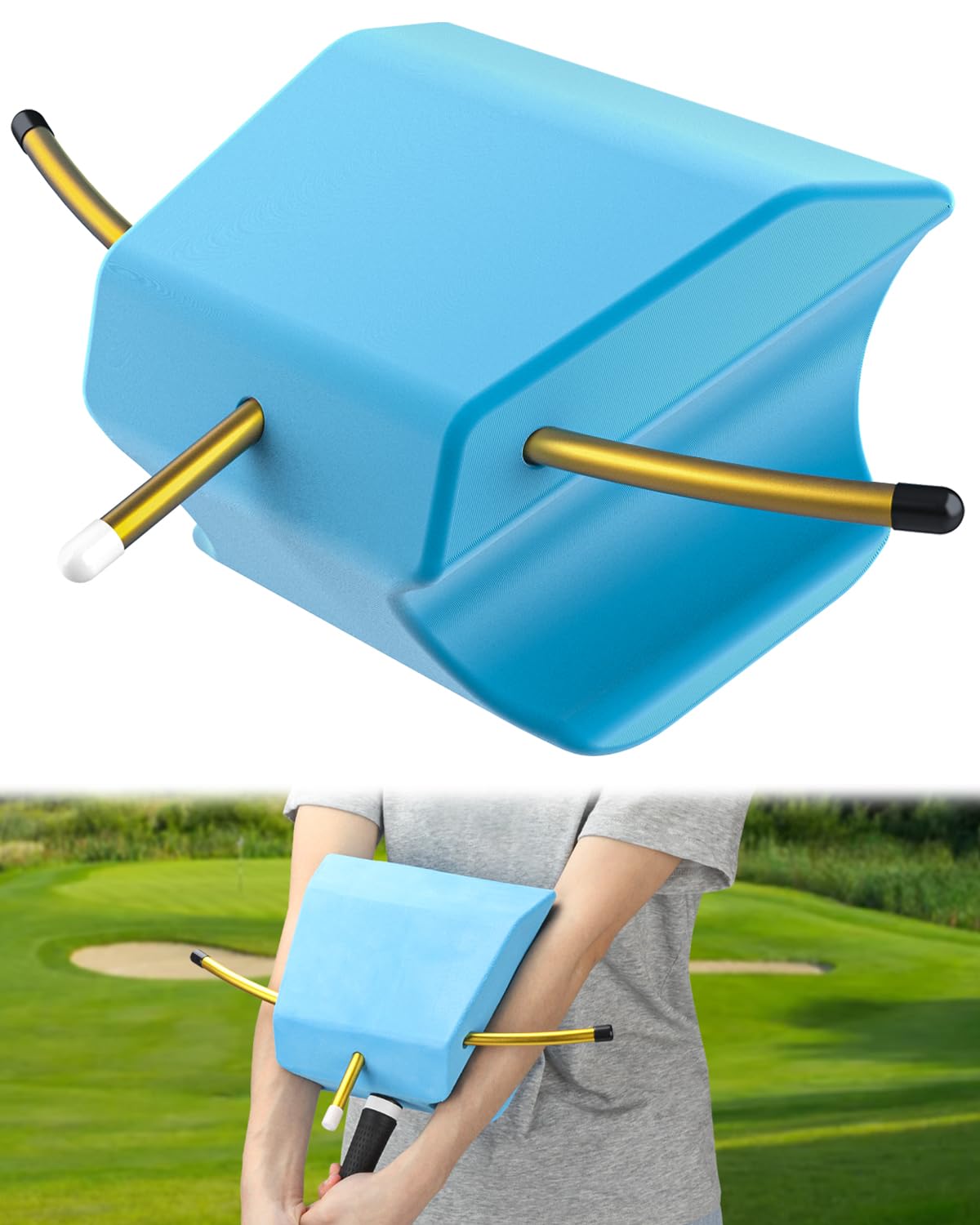 Golf Swing Connector Training Ball – EVA Foam Impact Aid