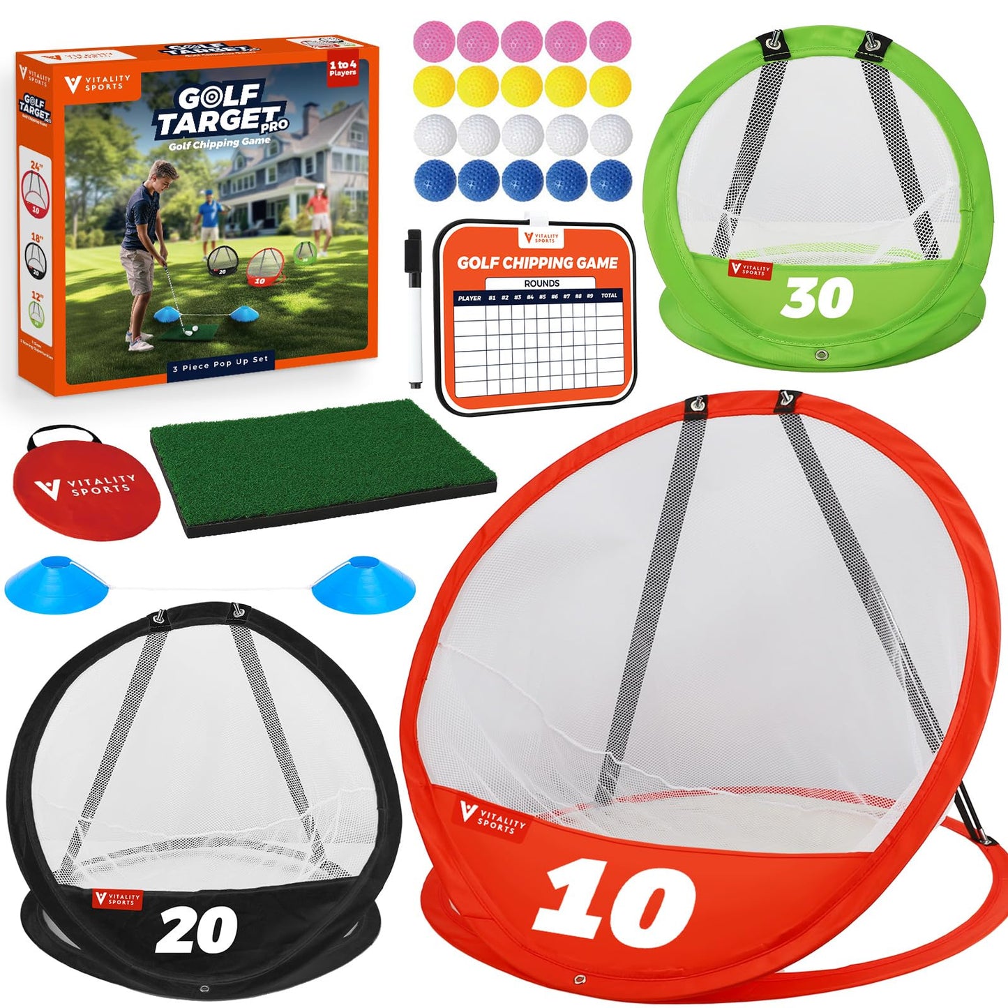 Golf Chipping Net – Backyard Short Game Practice Target